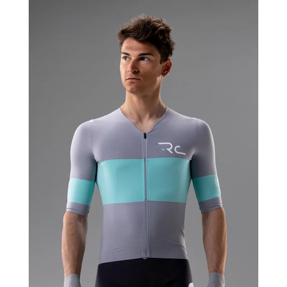 BIANCHI RC ICON 999 Grey/Celeste M rövid ujjú mez